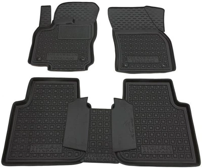 Резиновые коврики в салон Avto-Gumm Volkswagen Tiguan Allspace с 2018 черные