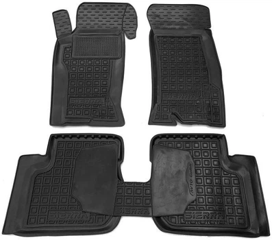 Резиновые коврики в салон Avto-Gumm Ford Sierra 1987-1994 черные
