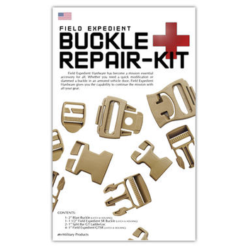 Ремкомплект для наплічників, сумок та плитоносу USGI MOLLE Field Expediant Hardware Buckles Repair Kit (new vers.) Тан (Tan)