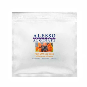 Альгінатна маска ALESSO Exfoliating Mask Papaya з Папаєю відлущувальна для жирної шкіри 25 г