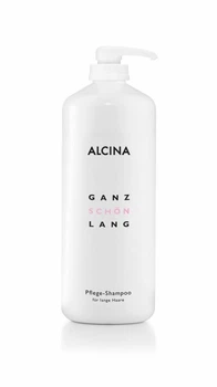 Шампунь доглядаючий для довгого, кучерявого волосся ALCINA GANZ SCHON LANG Pflege-Shampoo 1.25 л