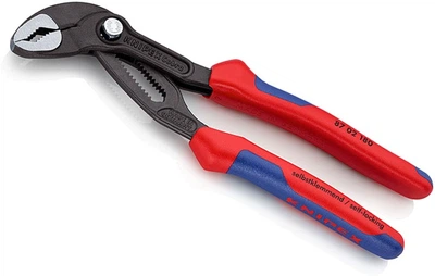 Высокотехнологичные сантехнические клещи Knipex Cobra 180 мм (87 02 180)