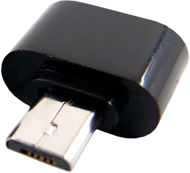 Адаптер Dengos Micro USB - USB Black (ADP-008)