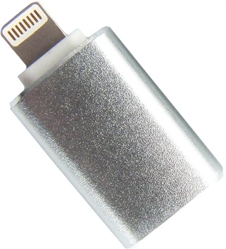 Адаптер Dengos Lightning - USB Silver (ADP-016)