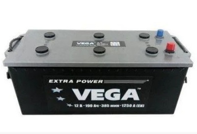 Автомобільний акумулятор VEGA VG 6CT-190-0 190AH/1250A R+ (513 х 223 х 223)