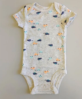 Боди с коротким рукавом для мальчиков Carter`s Wild about Mom 1763 62см Серый