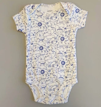 Боді з коротким рукавом для хлопчиків Carter ' s Hello There 1763 62cm Білий