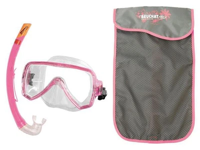 Набор Beuchat Oceo S-14 (маска Oceo S14+трубка Oceo Purge Senior) розовый Взрослый