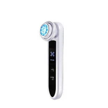Мікрострумовий Масажер Для Обличчя з Функцією RF + EMS + LED Терапія і Охолодження Білий