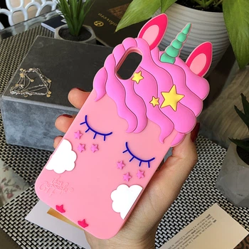 Чехол 3D Toy для Iphone XR бампер резиновый Единорог Rose