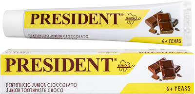 Дитяча зубна паста President Junior Choco від 6 років 50 мл (8030009708302)