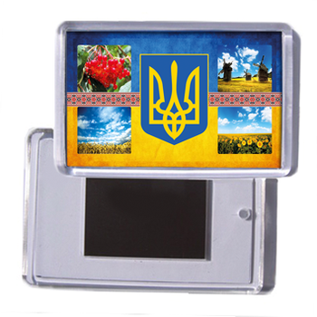 Український сувенірний магніт Треос "Українська символіка"