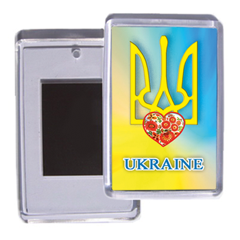 Український сувенірний магніт Треос "Герб України – Арт 5"
