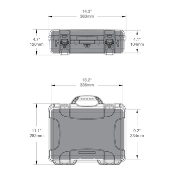 Водонепроницаемый пластиковый кейс с пеной Nanuk Case 910 With Foam Olive (910-1006)