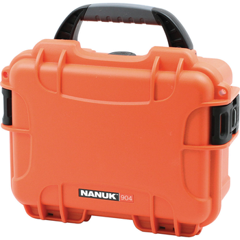 Водонепроницаемый пластиковый кейс с пеной Nanuk Case 904 With Foam Orange (904-1003)