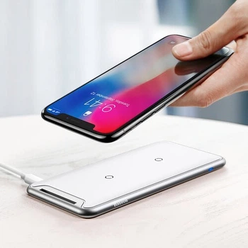 Док-станция Baseus Wireless Charger 10W для iOS|Android white
