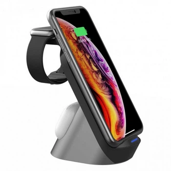 Док-станция Wireless 3в1 для iPhone/Samsung/Apple Watch/AirPods