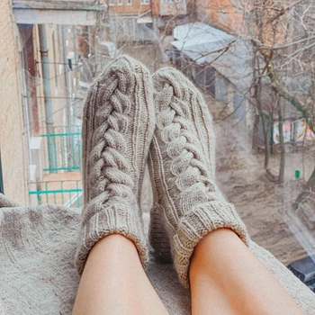 Вязаные носки Kossa 26 см TARLINI home