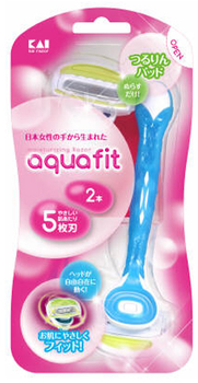 Станок для гоління жіночий Kai Aquafit 3 шт. (4901331017124)