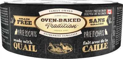 Влажный корм для котов Bio Biscuit Oven-Baked Tradition полностью сбалансированный беззерновой паштет из свежего мяса перепелов 156 г (669066087730)