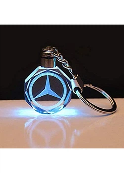 Брелок автомобильный Кристал на ключи Mercedes GF с подсветкой (HbP050874)