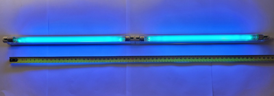 Ультрафіолетова кварцова лампа LGL озонова трубна бактерицидна дезинфицирующая стерилізована 220в 16Вт (8Вт + 8Вт)