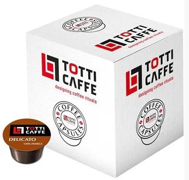 Кофе в капсулах Totti Caffe Delicato 100 шт. формат Lavazza Blue