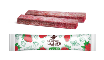 Фруктова цукерка Фрукфетта Полуниця - м'ята&nbsp;&nbsp;20 г * 25 шт