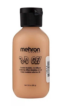 MEHRON 3-D Гель для спецэффектов Makeup 3-D Gel (2 oz), Fleshtone - (цвет кожи), 60 мл