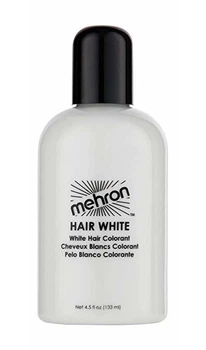 MEHRON Краска для волос Makeup Hair White, Белая, 133 мл