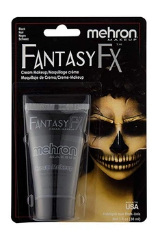 MEHRON Грим на водной основе Fantasy FX, Black (Черный), 30 мл