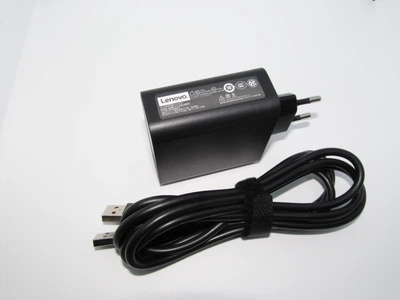 Блок питания Lenovo 65W ADL65WDA 20V, 3.25A / 5V, 2A черный, разъем bevel USB (косой) сетевой