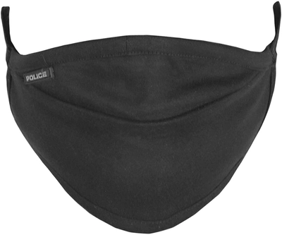Многоразовая защитная маска для лица Police Greade с 3-х слойной системой защиты Черная (PTMS005-1)