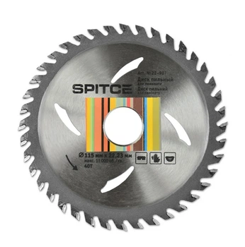 Диск пильный Spitce для ламината 115/22.2 40Т (22-907)