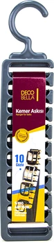 Вішалка для ременів Omak Plastik Deco Bella 1.3x7.5x33 см Пластик (8694816508366)