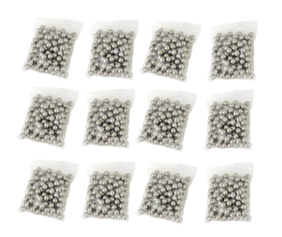 Металлические шарики для рогатки DEXT 8 мм сталь 12 упаковок
