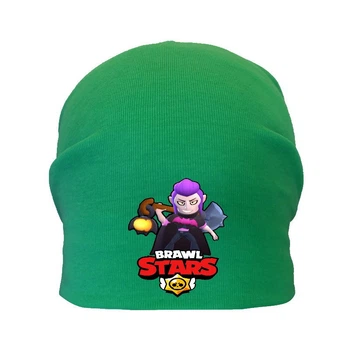 Шапка детская Бравл Старс зеленая (Brawl Stars-0015) 54-56 см