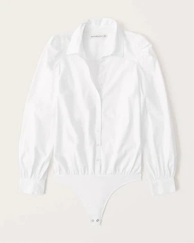 Боди женское - комбидресс Abercrombie & Fitch AF8215W XS T Белый