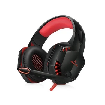 Наушники Real-El GDX-8000 Vibration Surround 7.1 BackLit Black-Red