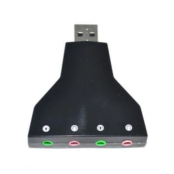 Звуковая плата Dynamode USB 8(7.1) каналов Virtual, 2 стерео-выхода, 2 моно-входа, RTL 3D (PD560)