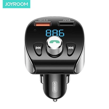 Беспроводной передатчик - адаптер для авто JOYROOM with Bluetooth FM Shadow Series JR-CL02