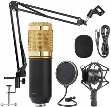 Комплекты аксессуаров + конденсаторный микрофон Massa Черный с золотом