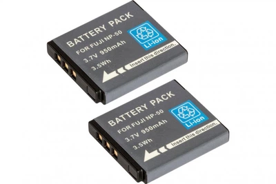 2-Pack NP-50 комплект из 2 аккумуляторов KingMa для Fujifilm NP-50 (2 x 950 mAh)