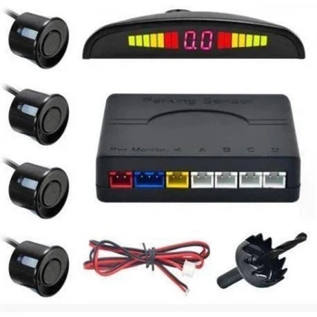 Паркувальна система парктронік UKC Assistant Parking Sensor P400 на 4 датчики з LED дисплеєм Black/Чорний
