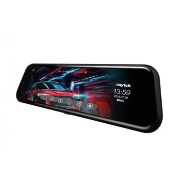 Видеорегистратор зеркало заднего вида Anytek T12+ Full Hd 1080 Чёрный (244-T12)