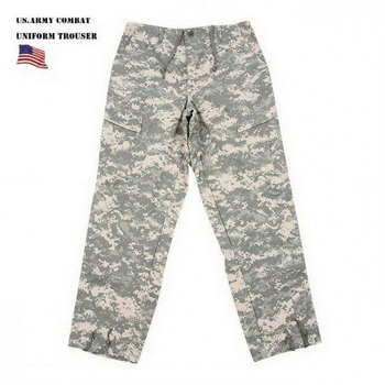 Штаны US US combat uniform ACU Камуфляж L