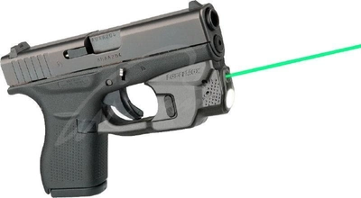 Целеуказатель LaserMax на скобу для Glock 42/43 с фонарем (зеленый)