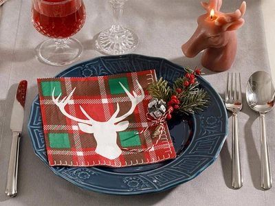 Салфетки бумажные English Home Deer 33х33 см 10029461003