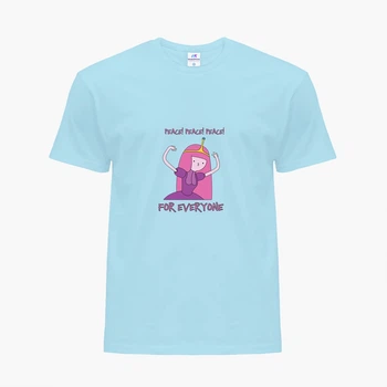 Детская футболка Время приключений Принцесса пупырка (Adventure Time Lumpy Space Princess) (25186-1576) 88-104 см Хлопок Голубой