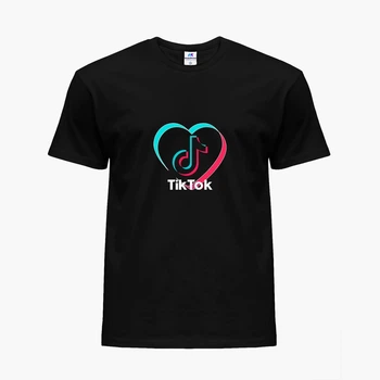 Детская футболка ТикТок (TikTok) (25186-1941) 104-110 см Хлопок Черный